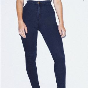 American Apparel Ultra High-Waisted Skinny Jeans
